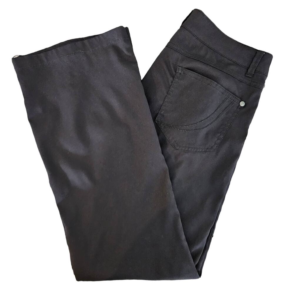Prana Outdoor Activewear Black Low‎ Rise Ankle Bootcut Pants | Women's 2